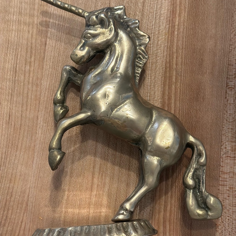 Vintage Brass Unicorn